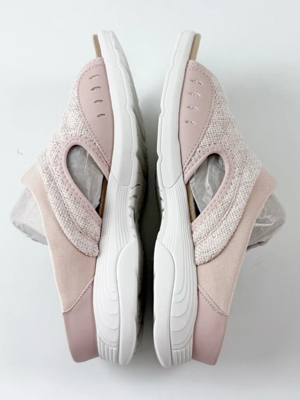 Easy Spirit Traciee Lightweight Flat Easy On Sandals Womens 9M Light Pink NWT